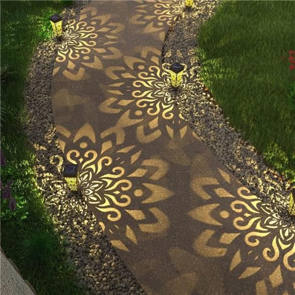 8 Pack Solar Lights Outdoor Garden Decorative Solar Garden Light with Warm Light - Picture 4 of 6